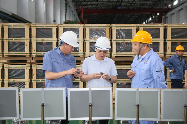 洛阳市副市长陈剑锋一行到万基控股集团调研