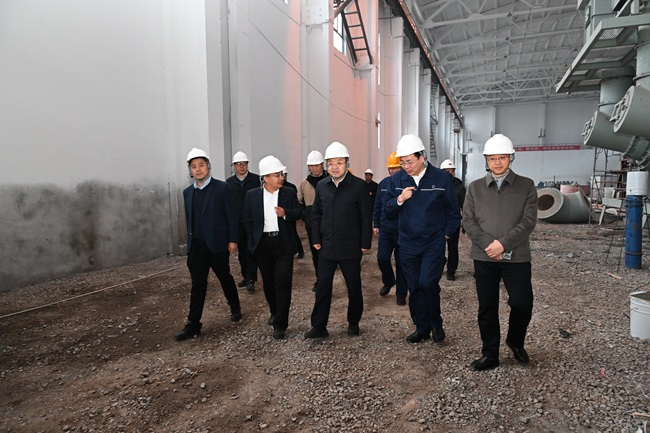 洛阳市副市长王太钢一行到万基控股集团调研