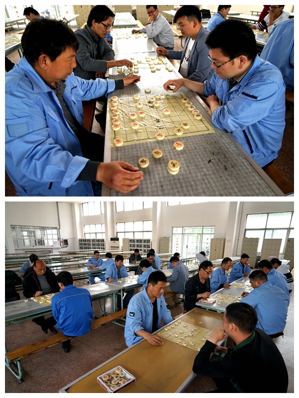 公司工会组织的“五一”象棋比赛